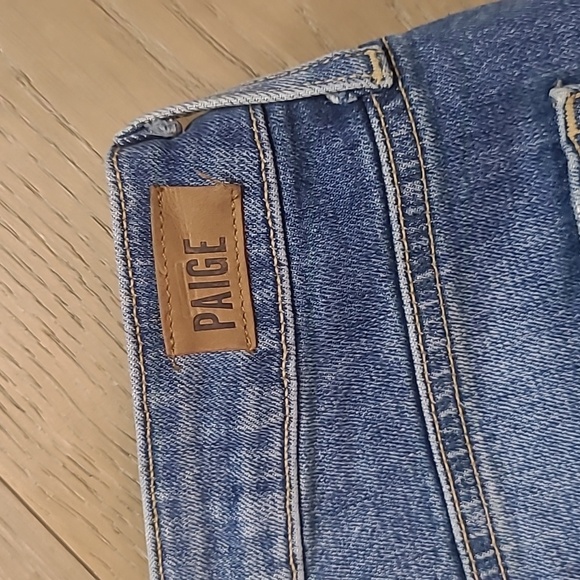 PAIGE Jeans Women's sz 29 Sarah Slim High Rise Denim Jeans - Picture 6 of 14